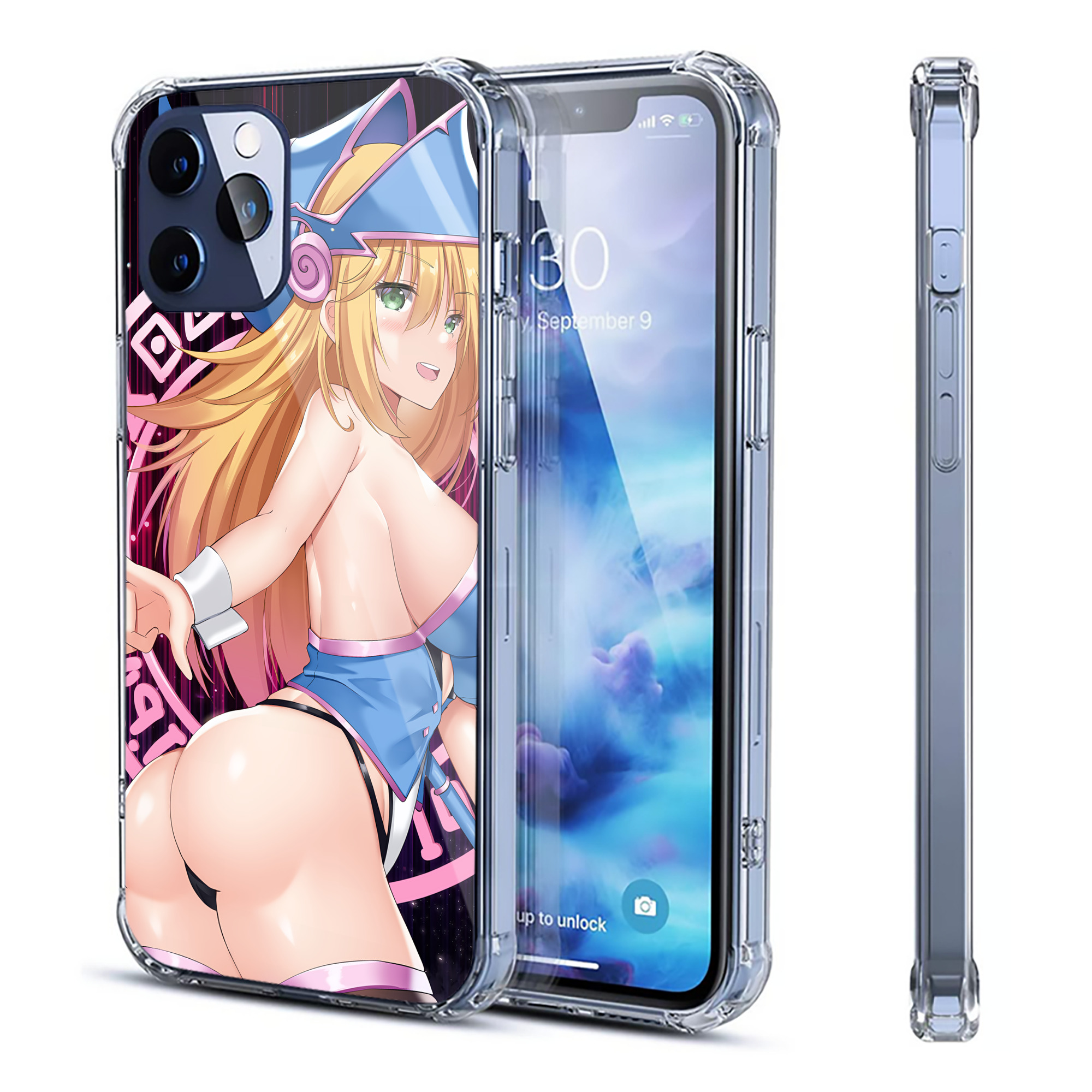 （画像用） 遊☆戯☆王 Yu-Gi-Oh! 【iPhone 12シリーズ対応】透明スマホケース（クリアソフトケース）